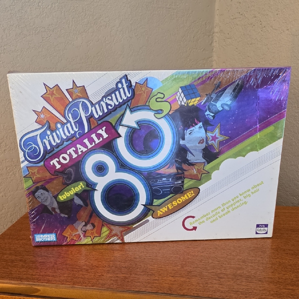 Trivial Pursuit Totally 80s Board Game